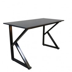 Bàn gaming chữ K mặt gỗ Full Đen (120x60x75cm)