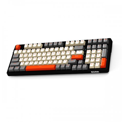 Bàn phím cơ không dây E-DRA EK398L - Alpha (Gray + Off White) - Không đèn Led