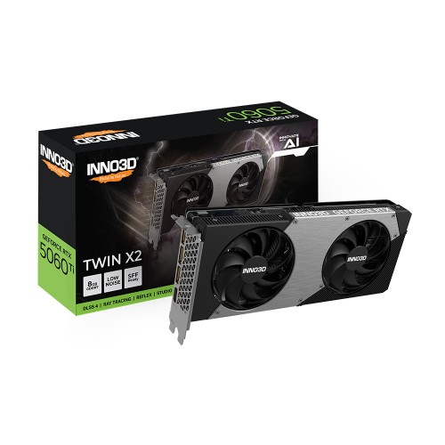 Card màn hình INNO3D GeForce RTX 5060Ti Twin X2 8GB GDDR7