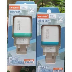Cóc Sạc Kim Cương KMG-615 2 Cổng USB
