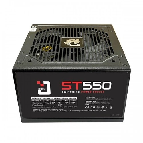 Nguồn 550W công sức thực Jetek ST550